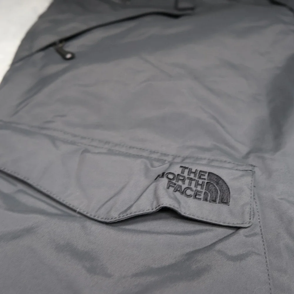 North Face Snow Pants Mens Large Short Black‎ Cargo Ski Winter Wind Rain 36x32